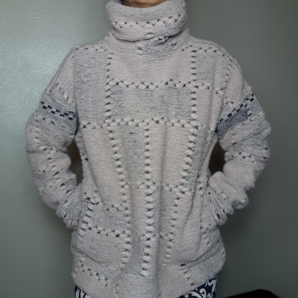 Prana wool knit turtle neck sweater - Picture 2 of 9